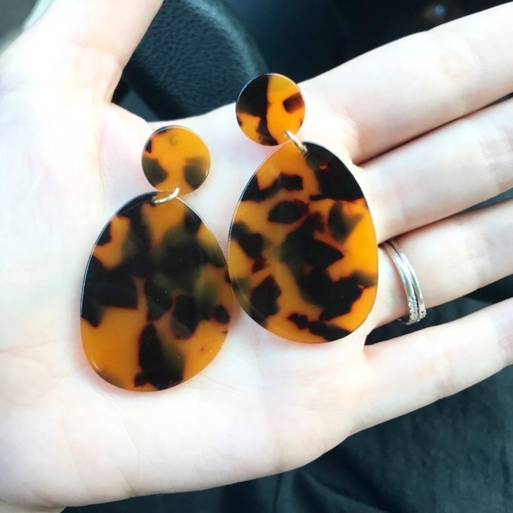 Tortoise Earrings